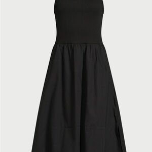 Elegant Black Midi Dress